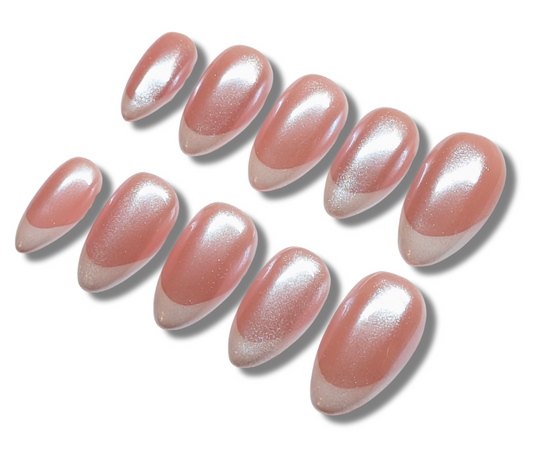 Glazed Donut French Tips