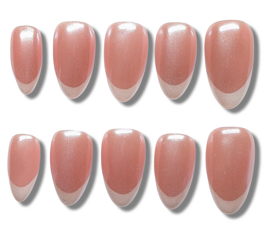 Glazed Donut French Tips